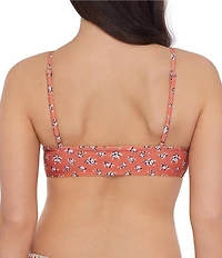 Stevie by Steve Madden Ditsy Floral Triangle Swim Top