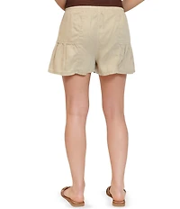 Stevie By Steve Madden Drawstring Tiered Shorts