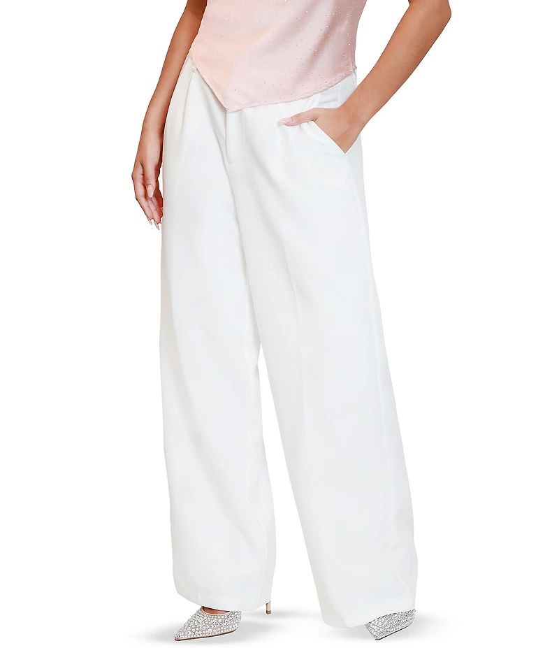 Stevie by Steve Madden High Rise Wide Leg Trousers