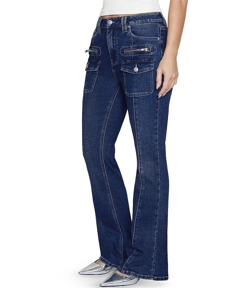 Stevie by Steve Madden Pocketed High Rise Bootcut Jeans