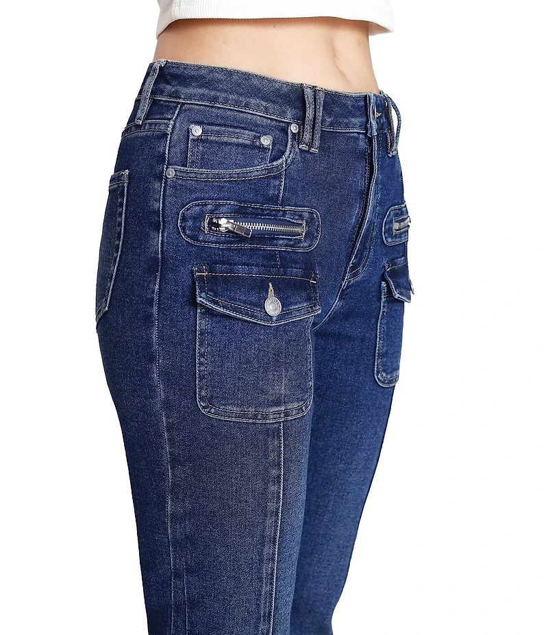 Stevie by Steve Madden Pocketed High Rise Bootcut Jeans