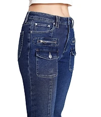 Stevie by Steve Madden Pocketed High Rise Bootcut Jeans