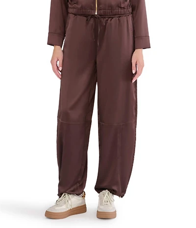 Stevie By Steve Madden Satin Barrel Pants