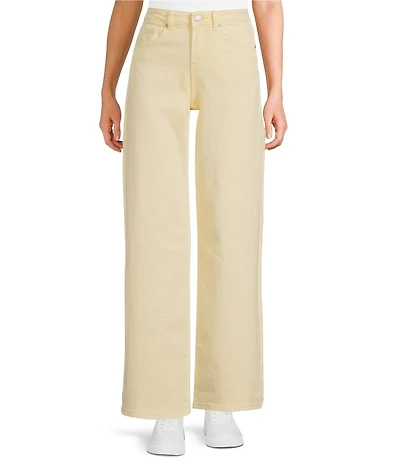 Stevie Jeans Basic Relaxed Straight Denim Jeans