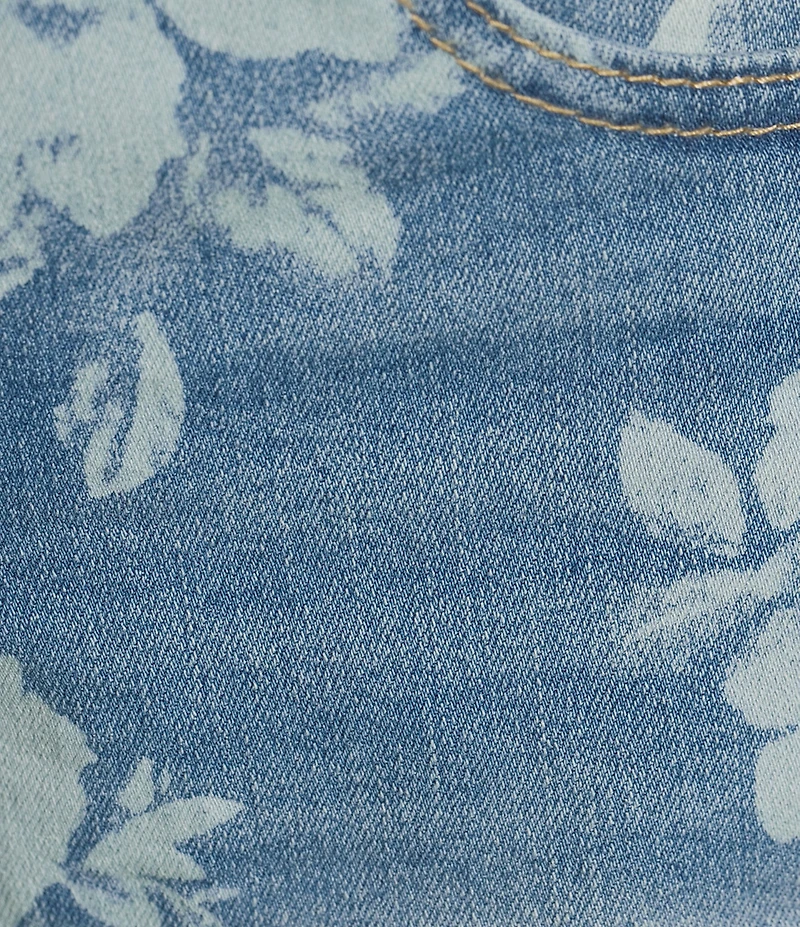 Stevie Jeans Floral High Rise Shorts