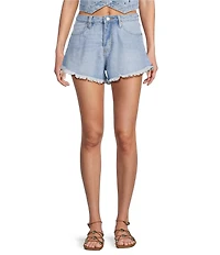 Stevie Jeans Flutter High Rise Shorts