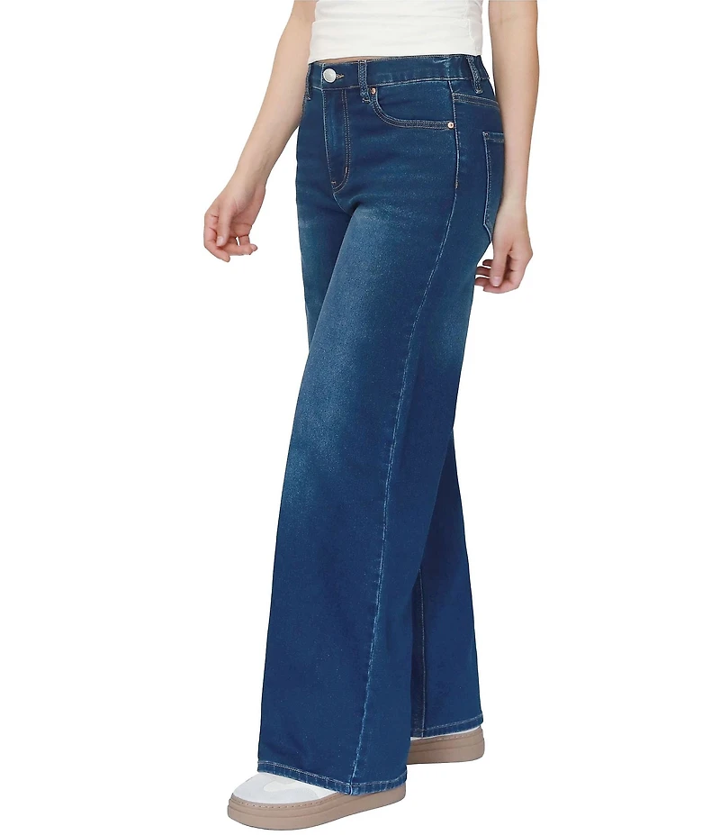 Stevie Jeans Knit Denim Relaxed Wide Leg Jeans