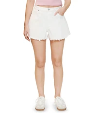 Stevie Jeans Super High Rise Flared Shorts