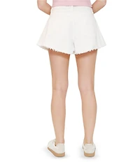 Stevie Jeans Super High Rise Flared Shorts