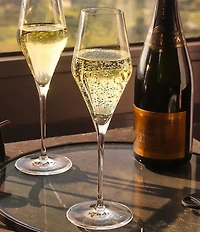Stolzle Lausitz Quatrophil Champagne Flutes - Set of 4