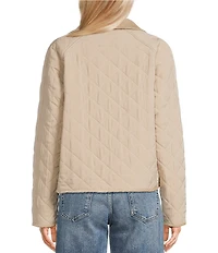 Stoosh Quilted Corduroy Collared Barn Jacket
