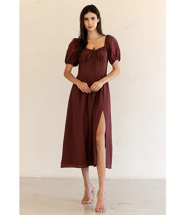 knee length dresses for ladies Sequin Corset Midi Glitter Cocktail Dress by LaDivine CD0187 – The Dress  Outlet