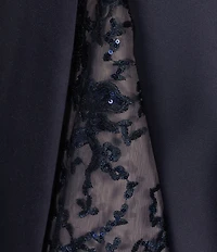 Strapless Sweetheart Neckline Lace Inset Gown