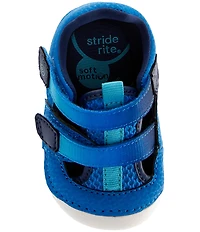 Stride Rite Boys' Triton Soft Motion Hook-and-Loop Fisherman Sandals (Infant)