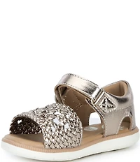 Stride Rite Girls' Appolonia SRT Woven Leather Sandals (Infant)