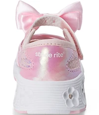 Stride Rite Girls' Light Up Flora Lace Bow SR Mary Jane Sneakers (Infant)