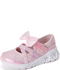 Stride Rite Girls' Light Up Flora Lace Bow SR Mary Jane Sneakers (Infant)