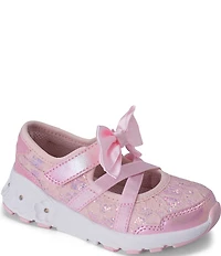 Stride Rite Girls' Light Up Flora Lace Bow SR Mary Jane Sneakers (Youth)