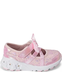 Stride Rite Girls' Light Up Flora Lace Bow SR Mary Jane Sneakers (Youth)
