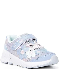 Stride Rite Girls' Light Up Floral Glimmer Sneakers (Infant)