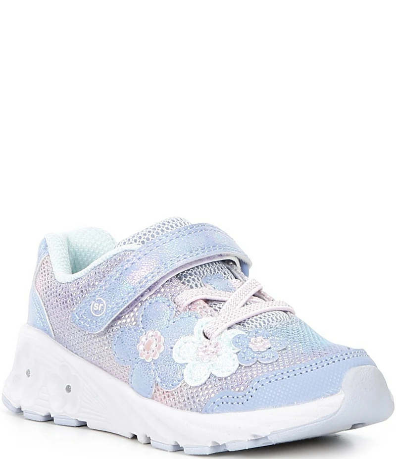 Stride Rite Girls' Light Up Floral Glimmer Sneakers (Toddler)