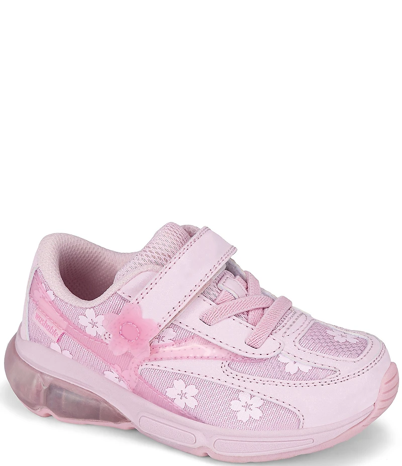 Stride Rite Girls' Lighted Phantom M2P Machine Washable Sneakers (Youth)