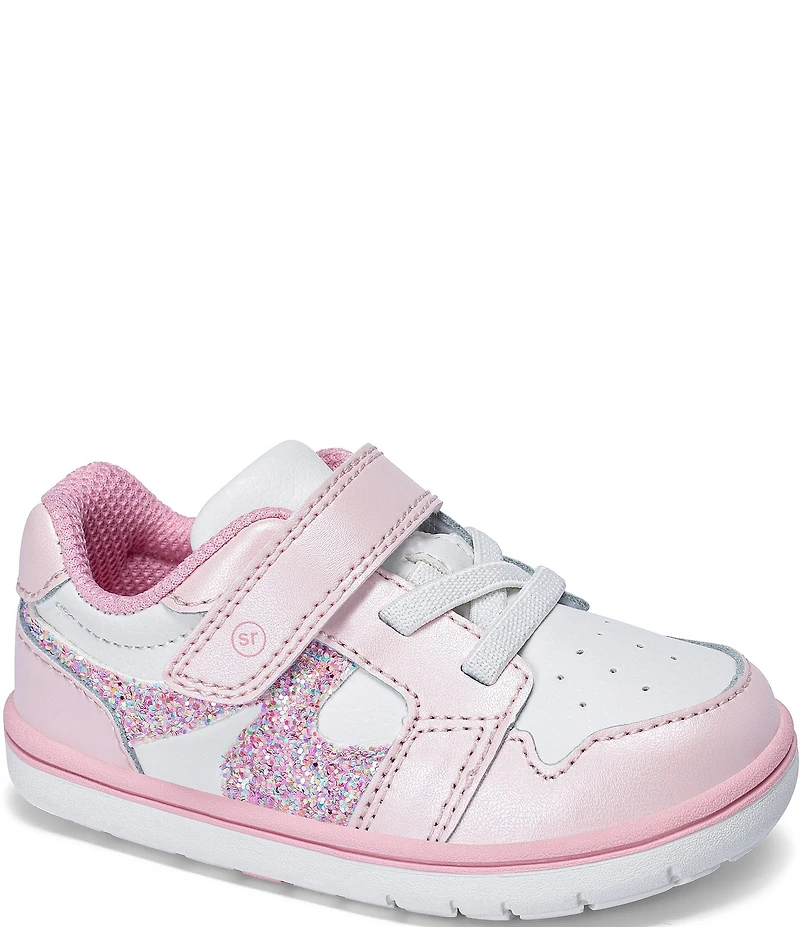 Stride Rite Girls' London SRT Sequin Perforated Sneakers (Infant)