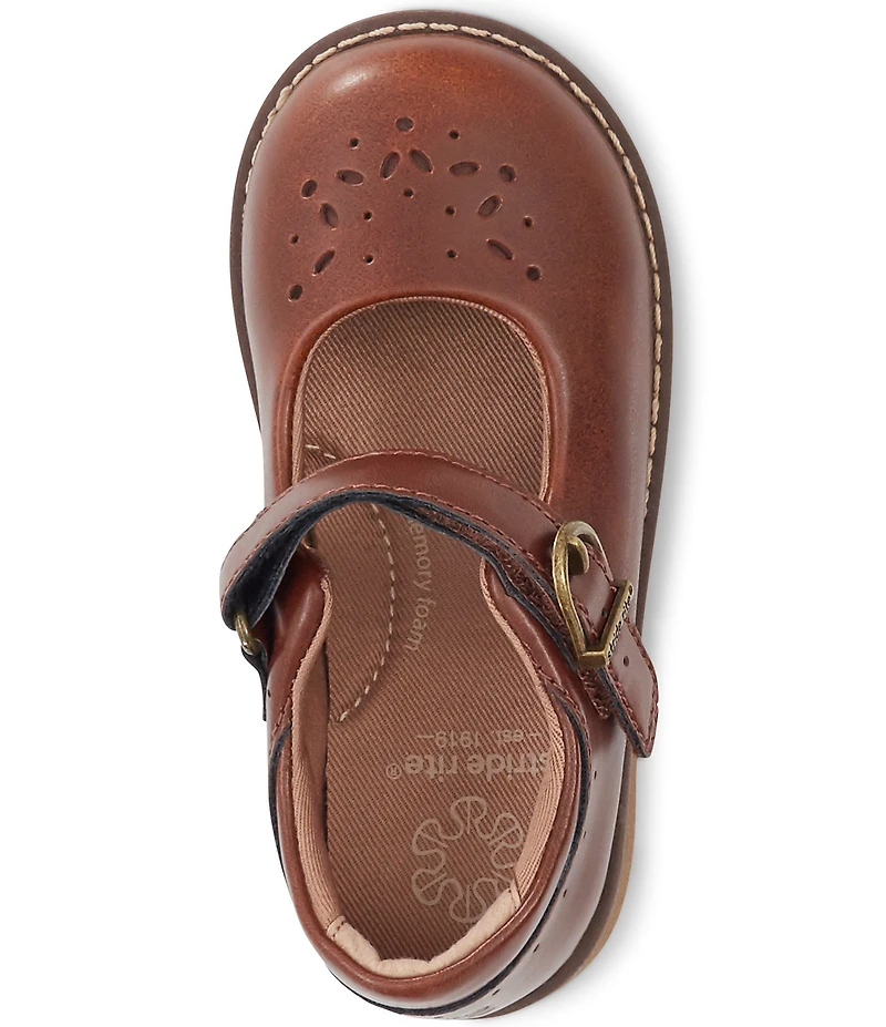Stride Rite Girls' Mara Perforated Mary Jane Flats (Youth)