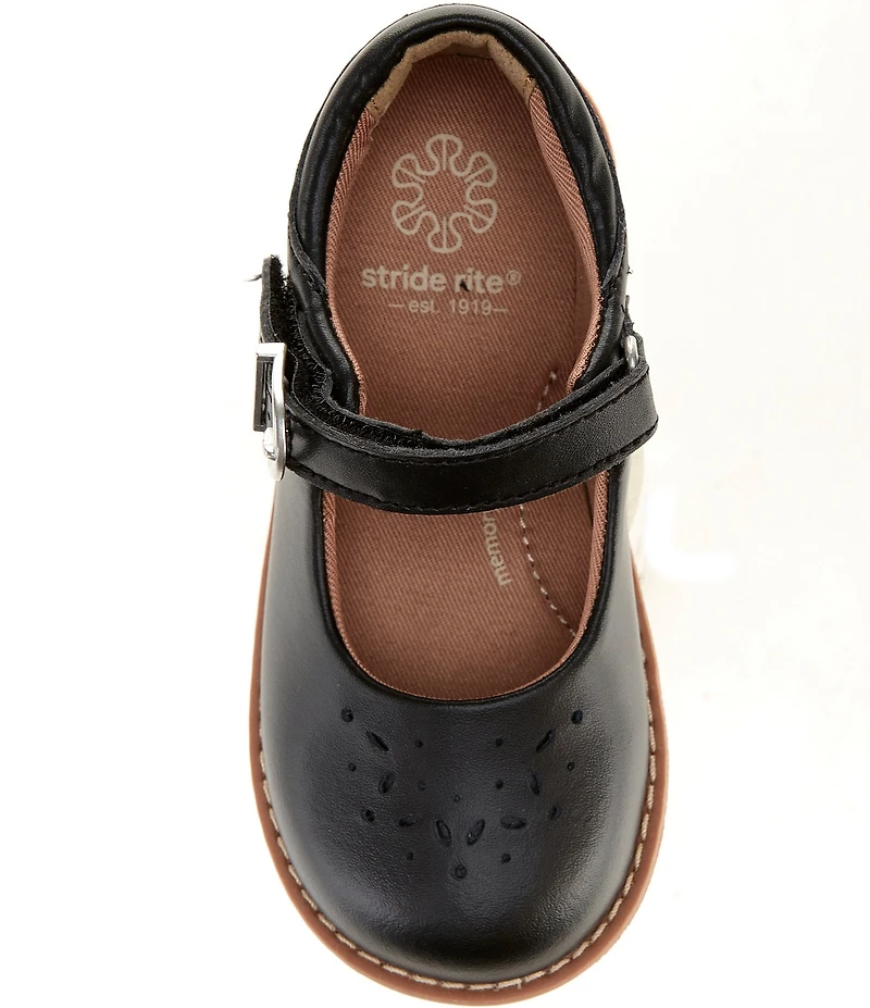 Stride Rite Girls' Mara Perforated Mary Jane Flats (Infant)
