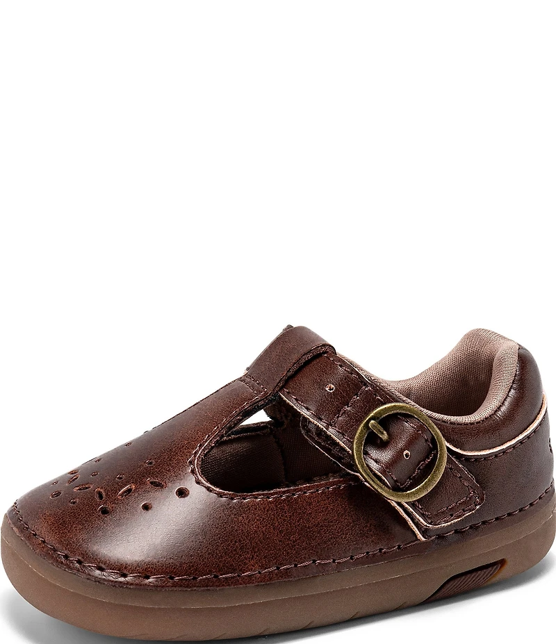 Stride Rite Girls' Mara Mini Soft Motion Perforated Mary Jane Flats (Infant)