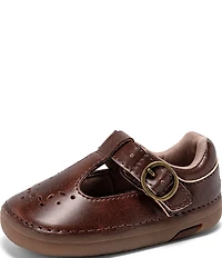 Stride Rite Girls' Mara Mini Soft Motion Perforated Mary Jane Flats (Infant)