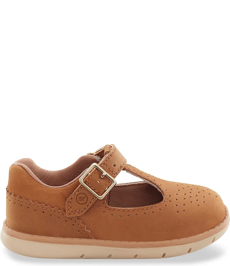 Stride Rite Girls' Nell SRT T-Strap Mary Janes (Infant)