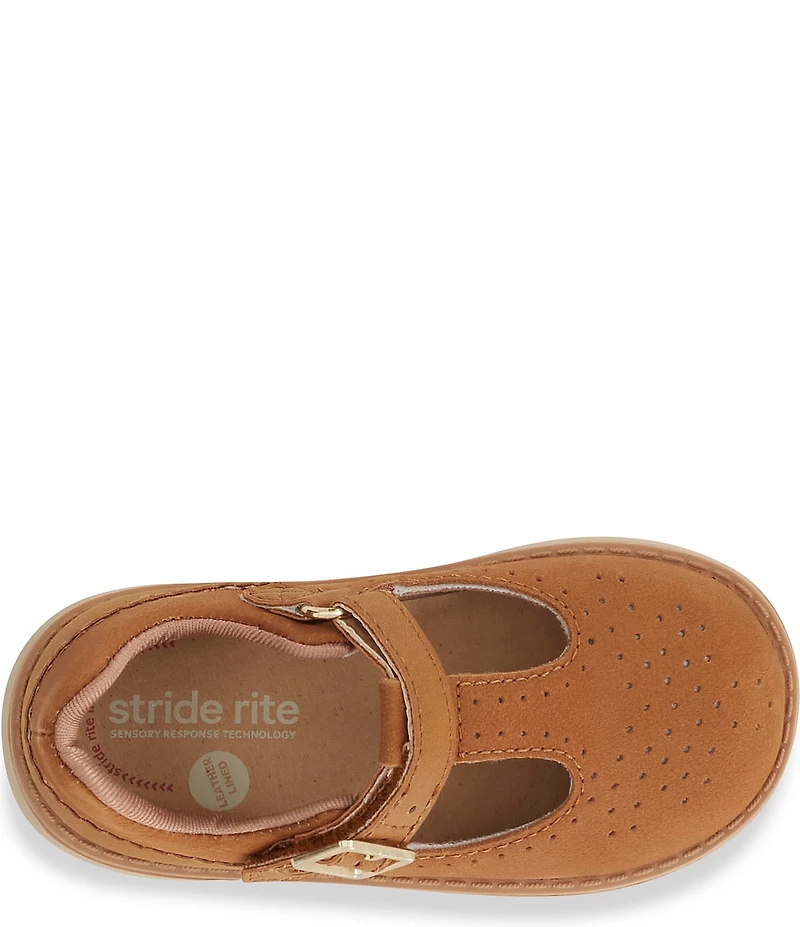 Stride Rite Girls' Nell SRT T-Strap Mary Janes (Infant)