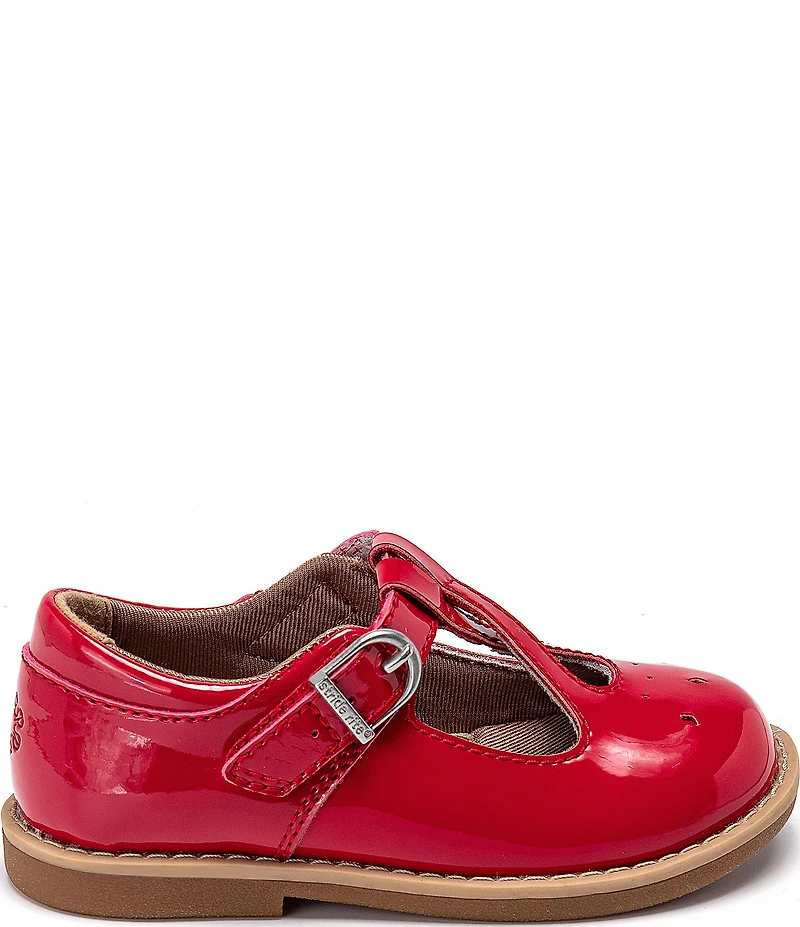 Stride Rite Girls' Susie SR T-Strap Patent Shoes (Infant)