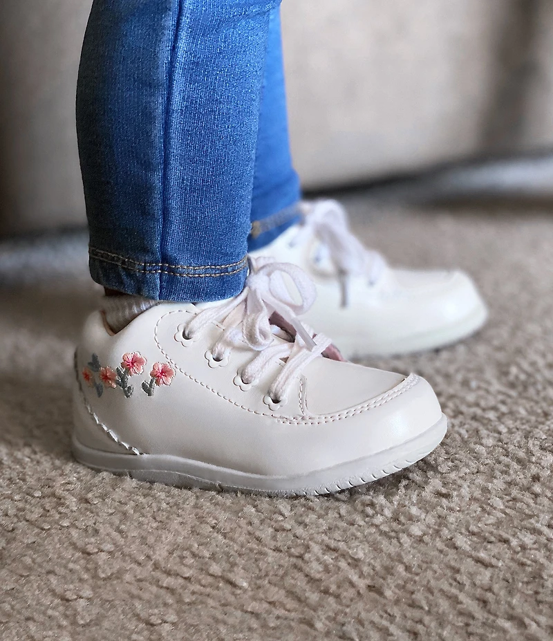 Stride Rite Girls' SRT Emilia Flower Detail Walkers (Infant)