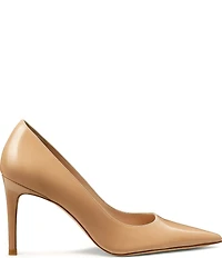 Stuart Weitzman Stuart Power 85 Patent Leather Pointed Toe Stiletto Pumps