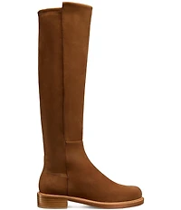 Stuart Weitzman Women's Giselle Suede Stretch Back Knee High Boots