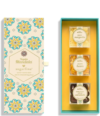 Sugarfina Tequila Mandala x Sugarfina 3pc Bento Box (Blanco Design)