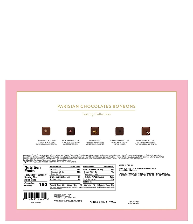 Sugarfina Bonbons Parisian Chocolates