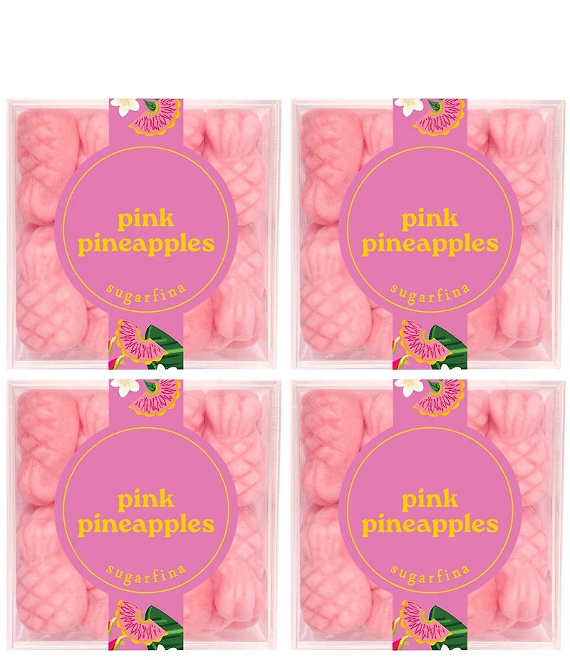 Sugarfina Pink Pineapples Cube Kit, Set of 4