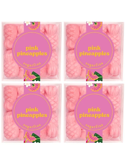 Sugarfina Pink Pineapples Cube Kit, Set of 4