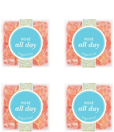 Sugarfina Rose All Day Bears Small 4-Piece Cube Kit