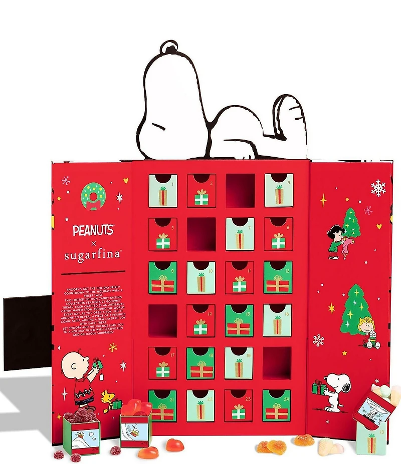 Sugarfina x Peanuts Snoopy's House Limited Edition Tasting Collection Advent Calendar