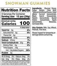 Sugarfina Snowman - Snowman Gummies 3pc Kit