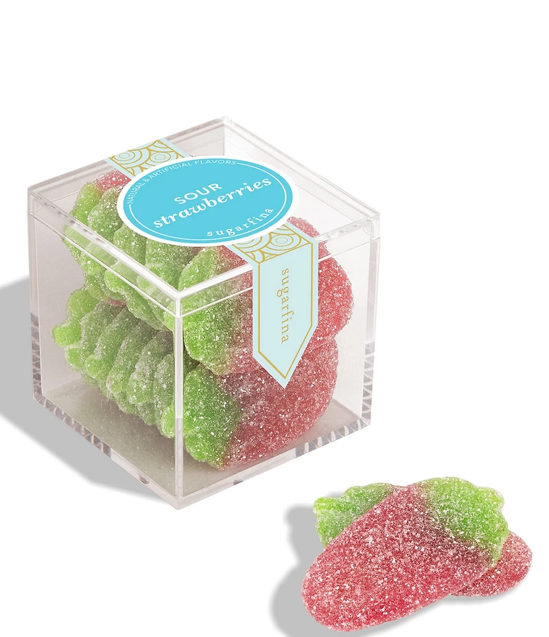 Sugarfina Sour Strawberries Small 4-Piece Cube Kit