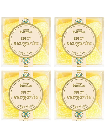 Sugarfina Spicy Margarita Tequila Infused Cube Kit, Set of 4