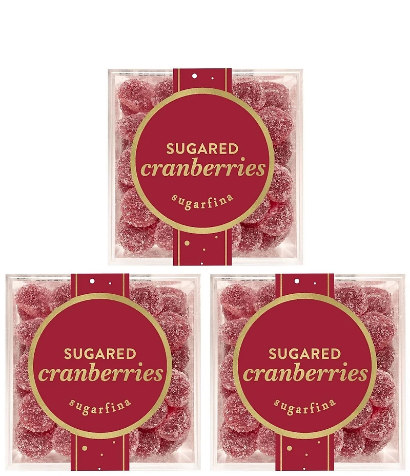 Sugarfina Sugared Cranberries 3pc Kit