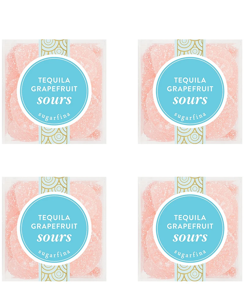Sugarfina Tequila Grapefruit Sours Cube Kit, Set of 4