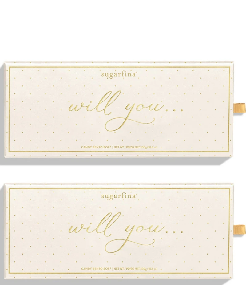 Sugarfina Will You Be My Bridesmaid 3pc Bento Box Duo
