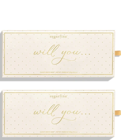 Sugarfina Will You Be My Bridesmaid 3pc Bento Box Duo